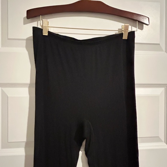 Hanro Wool Silk Leggings Black Size L - Picture 2 of 7